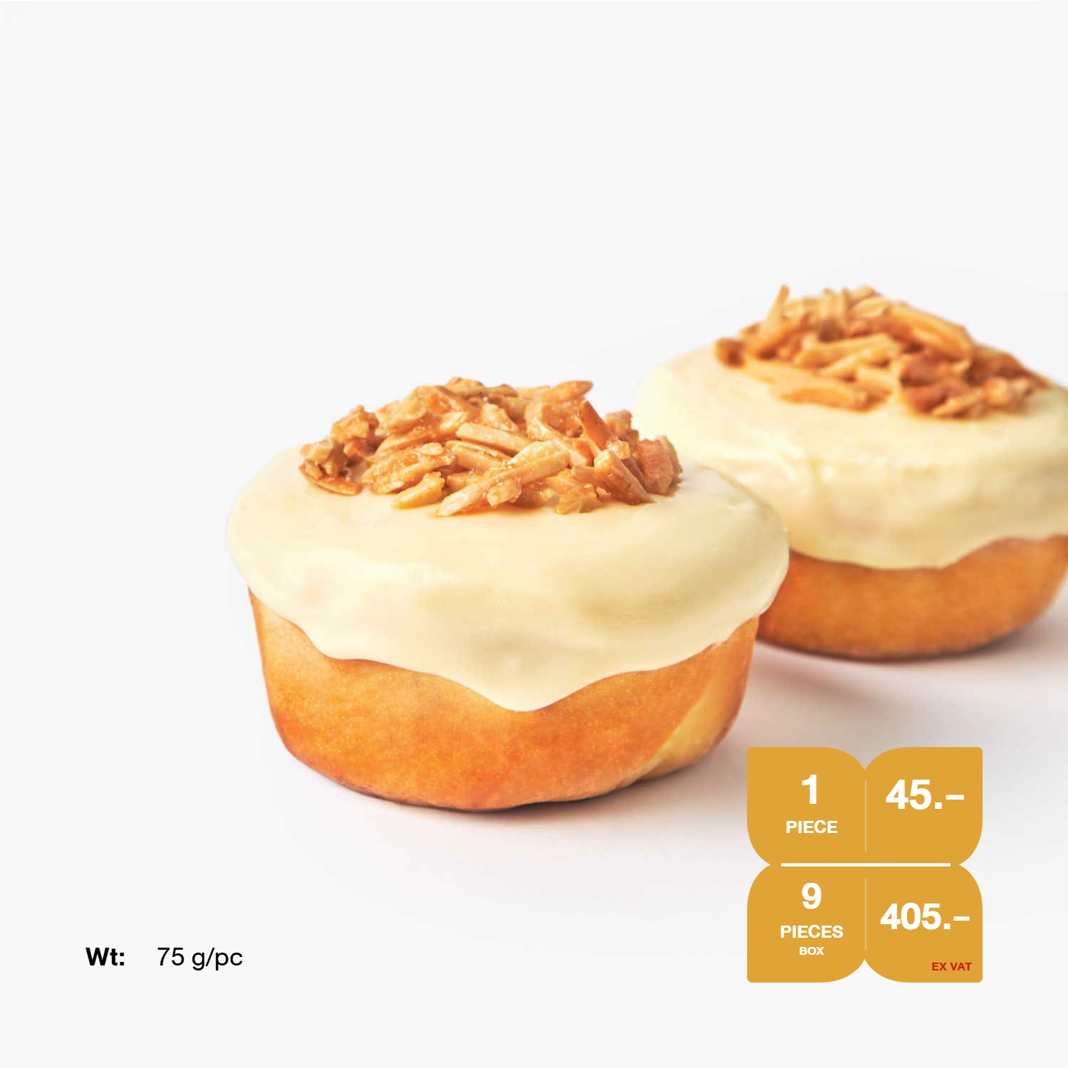 ขนมปังเเช่แข็ง SYNOVA : ชินนามอนบัน (ยกกล่อง)